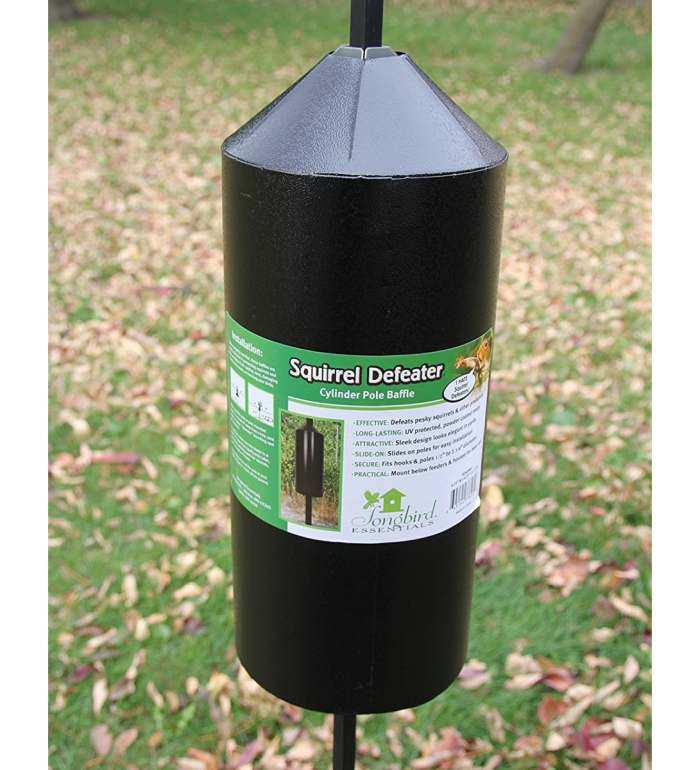 Squirrel Defeater Cylinder Pole Baffle 15